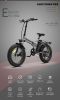 AOSTIRMOTOR Folding Electric Bike Ebike Bicycle 750W Motor 20" Fat Tire With 48V/12.5Ah Li-Battery Beach Snow Bicycle A30