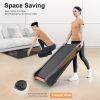 Home Exercise Walking Pad Under Desk Treadmill 8% Incline for Small Space