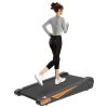 Home Exercise Walking Pad Under Desk Treadmill 8% Incline for Small Space