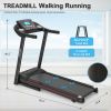 Fitshow App Home Foldable Treadmill with Incline, Folding Treadmill for Home Workout