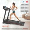 Fitshow App Home Foldable Treadmill with Incline, Folding Treadmill for Home Workout