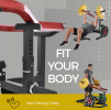 Weight bench bench Olympic bench Flat tilt position adjustment with weight stool aerobic training abdomen arm back chest and shoulder leg muscles home