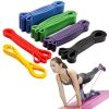 Elastic Resistance Band; Exercise Expander Stretch Fitness Rubber Band; Pull Up Assist Bands For Training Pilates Home Gym Workout