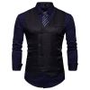 Men's Suit Vest Slim Fit Double Breasted Dress Vest