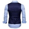 Men's Suit Vest Slim Fit Double Breasted Dress Vest