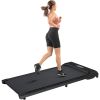 2 in 1 Under Desk Electric Treadmill 2.5HP; with Bluetooth APP and speaker; Remote Control; Display; Walking Jogging Running Machine Fitness Equipment