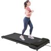 2 in 1 Under Desk Electric Treadmill 2.5HP; with Bluetooth APP and speaker; Remote Control; Display; Walking Jogging Running Machine Fitness Equipment