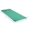 Soozier 12' x 5' Lily Pad Floating Mat with Cup Holder Table, 3-Layer Portable Roll-Up Water Mat Float Dock for 2-3 People, on Lake, River, Beach