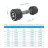 Octagon Dumbbell for Commercial & Household Fitness Usage